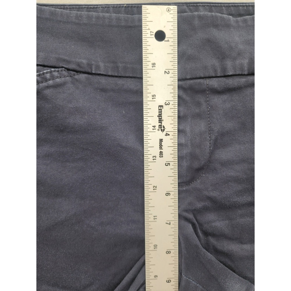 Calvin Klein Navy Blue Chino Shorts Womens Size 4 Casual Summer Classic Preppy - Picture 11 of 11